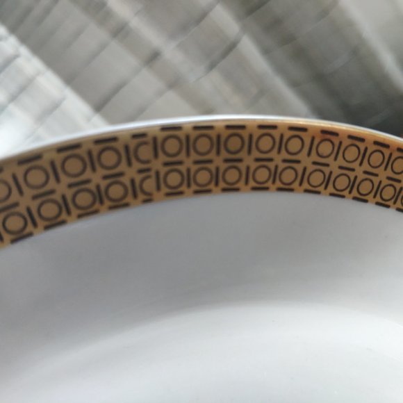 Vintage Favolina 6 Gold Gilded Pattern Bowl Poland - Picture 4 of 11